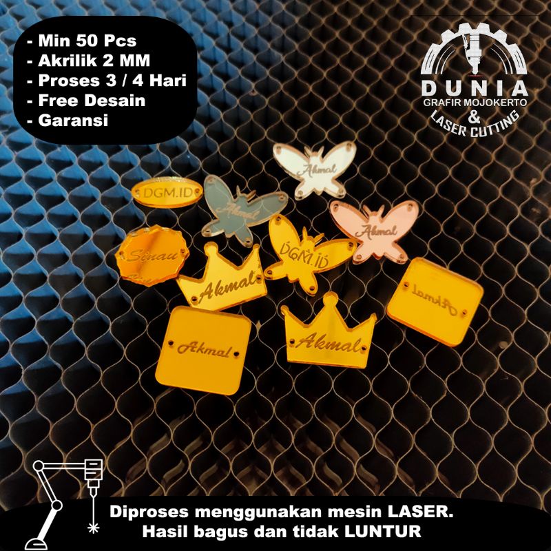 

Label Lebel Hijab Kerudung Mukena Gamis Akrilik Acrylic Model Motif Karakter Custom