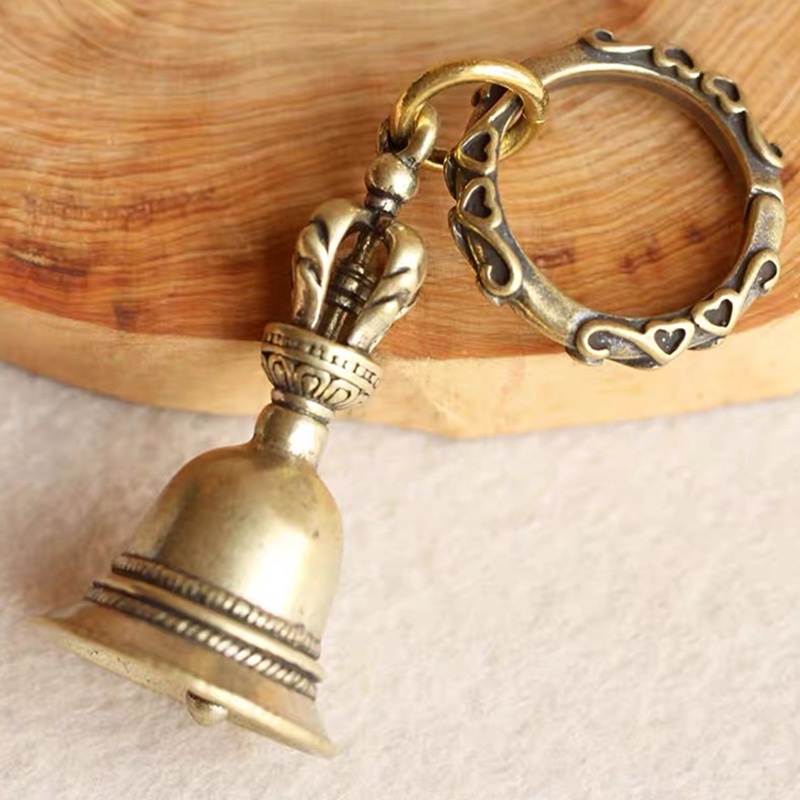 [happy]Brass Handicraft die-casting Drop Wind Bell Tibetan Bronze Bell Creative