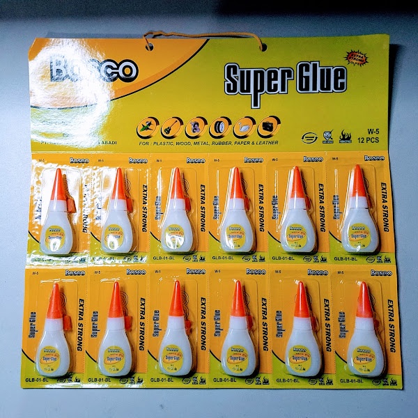 

Superglue Bosco Lembar GLB-01-BL @30 Lembar (Lem)