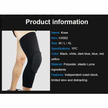 Pelindung Lutut Knee Support Pad Braces Olahraga / Penyangga Lutut Kaki Olahraga Pengaman Lutut Futsal Sepak Bola Volly Basket / Deker Lutut Panjang Pelindung Dengkul Pelindung Kaki Lutut Cedera / Mangset Pelindung Kaki Perlengkapan Olahraga