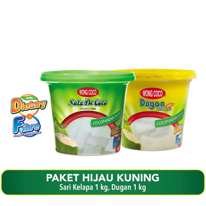 

Ge602Gt Wong Coco Nata De Coco Cubes & Dugan - Paket Hijau Kuning Ds5545101