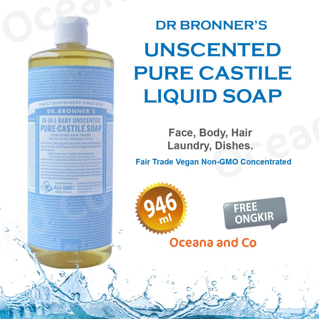 Unscented Pure Liquid Soap 946ml