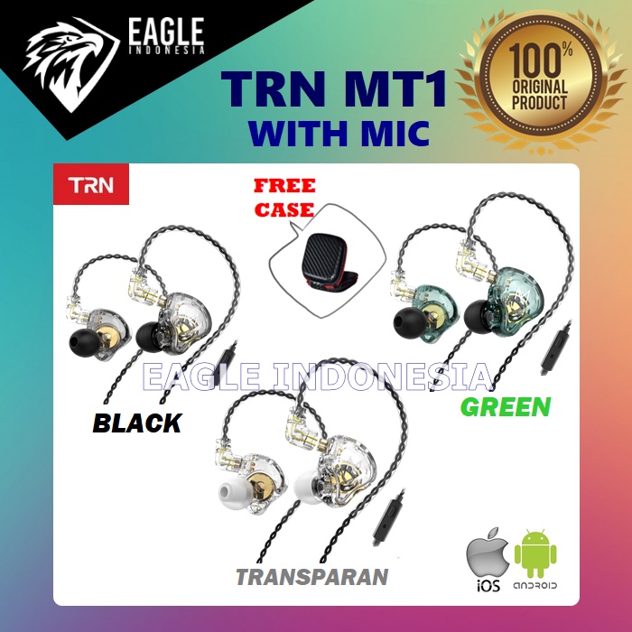 TRN MT1 MT1-PRO MT1-MAX Hi-FI 1DD Dyunamic Dynamic IEM WITH MIC