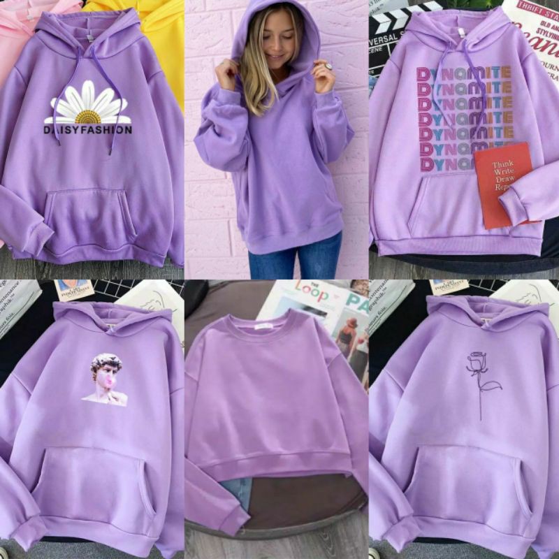 SWEATER LILAC SERIES - BEST QUALITY SWEATER WANITA - WARNA LAVENDER PURPLE UNGU - BAHAN TEBAL LEMBUT