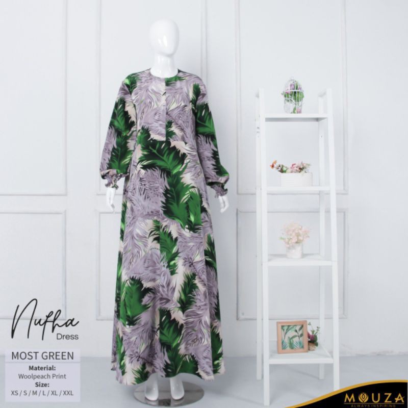 GAMIS SYARI NUFHA DRESS BY MOUZA