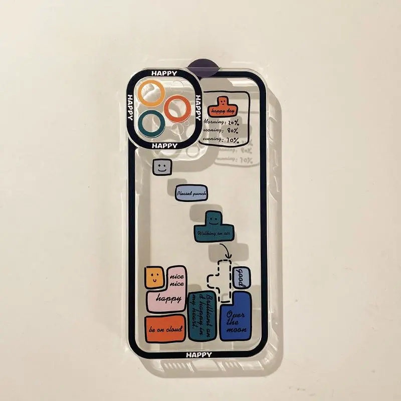 Soft case Silikon Transparan 13pro 13prm Motif Kartun Untuk iphone 11 12pro MAX 7p 8p XS MAX Xr 11 MAX 7se-se20207se-se