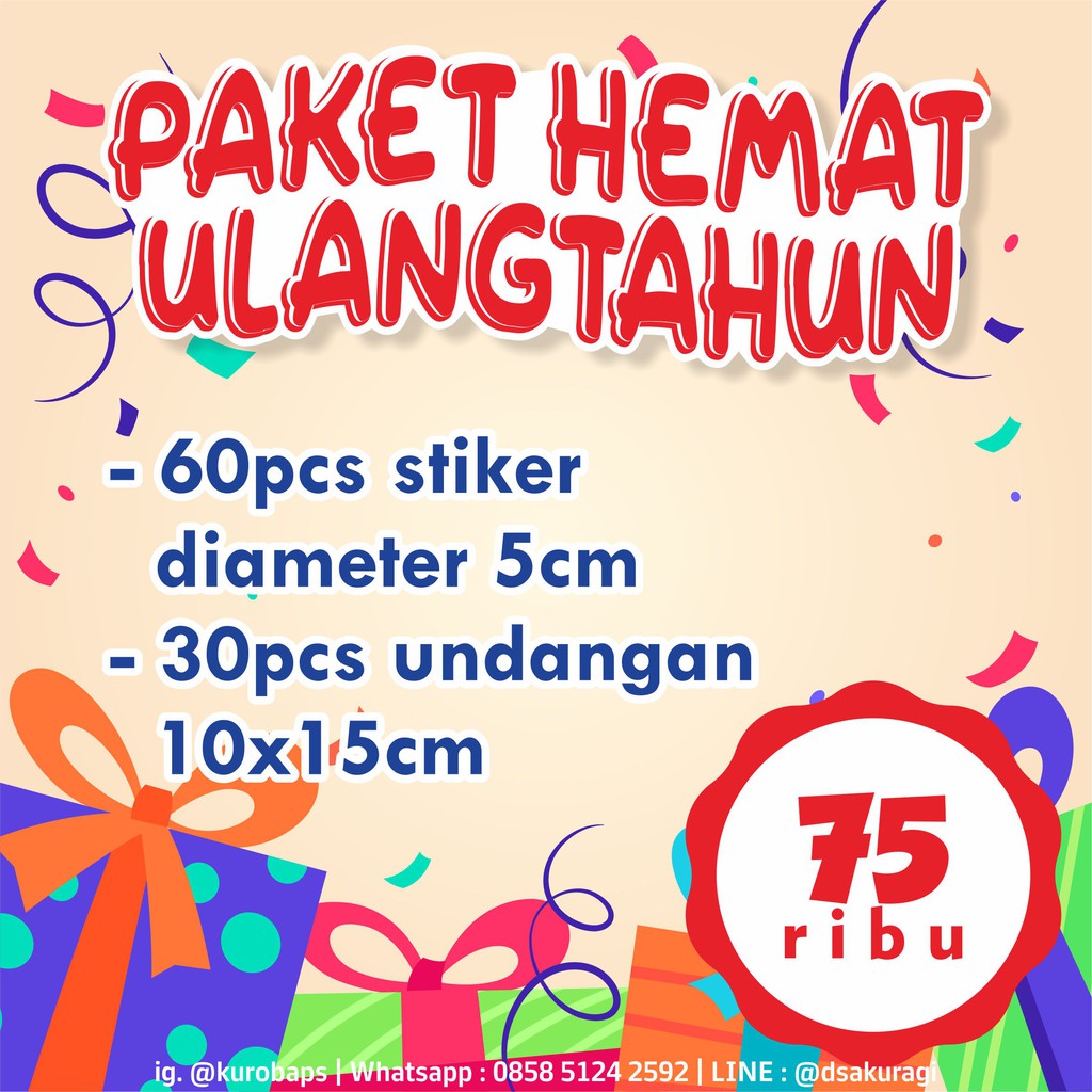 Paket Ulang Tahun Spesial Murah Shopee Indonesia