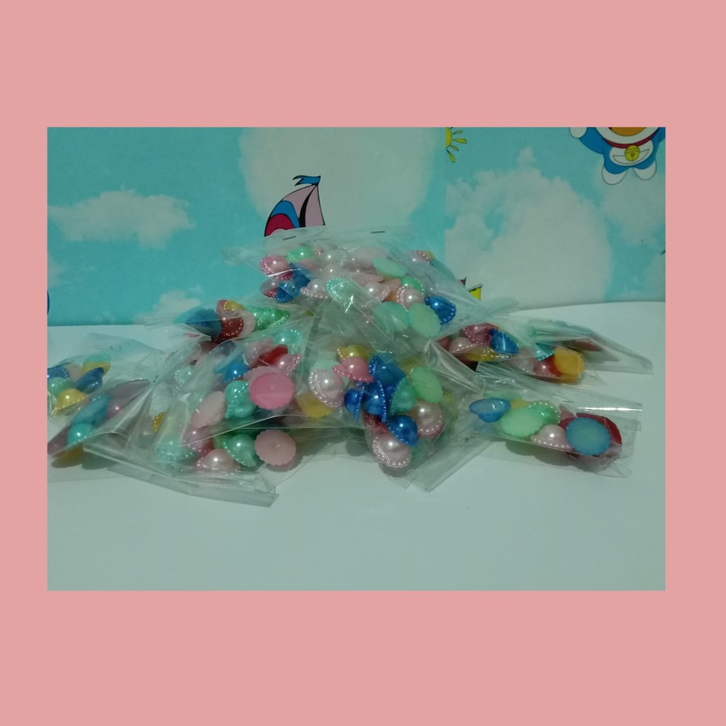 Mutbel Mutiara Belah Matahari Mix Warna 14mm mute matahari