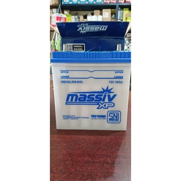 Jual Aki Basah Xpander / Massiv XP Ns40ZL 12V35Ah/ Aki Ertiga Agya Ayla