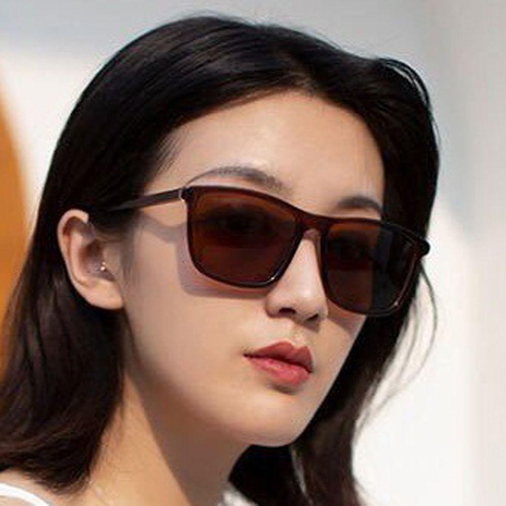 Mxbeauty Kacamata Hitam Persegi Pria Korea Vision Care UV400 Bingkai Kotak Besar Wanita Eyewear