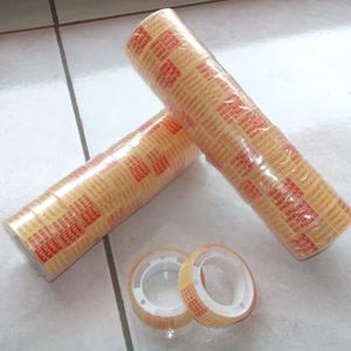

Isolasi Kecil GOLDTAPE 1Slop isi 12pcs/Selotip Kecil/Isolasi Kado/Cellotape