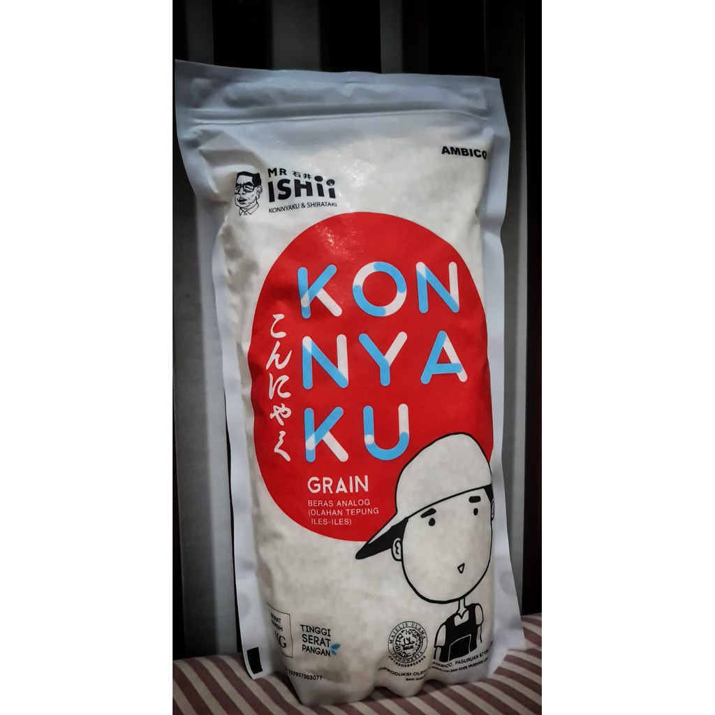 

Beras Shirataki 1kg (KEMASAN BARU SERTIFIKASI HALAL & BPOM)