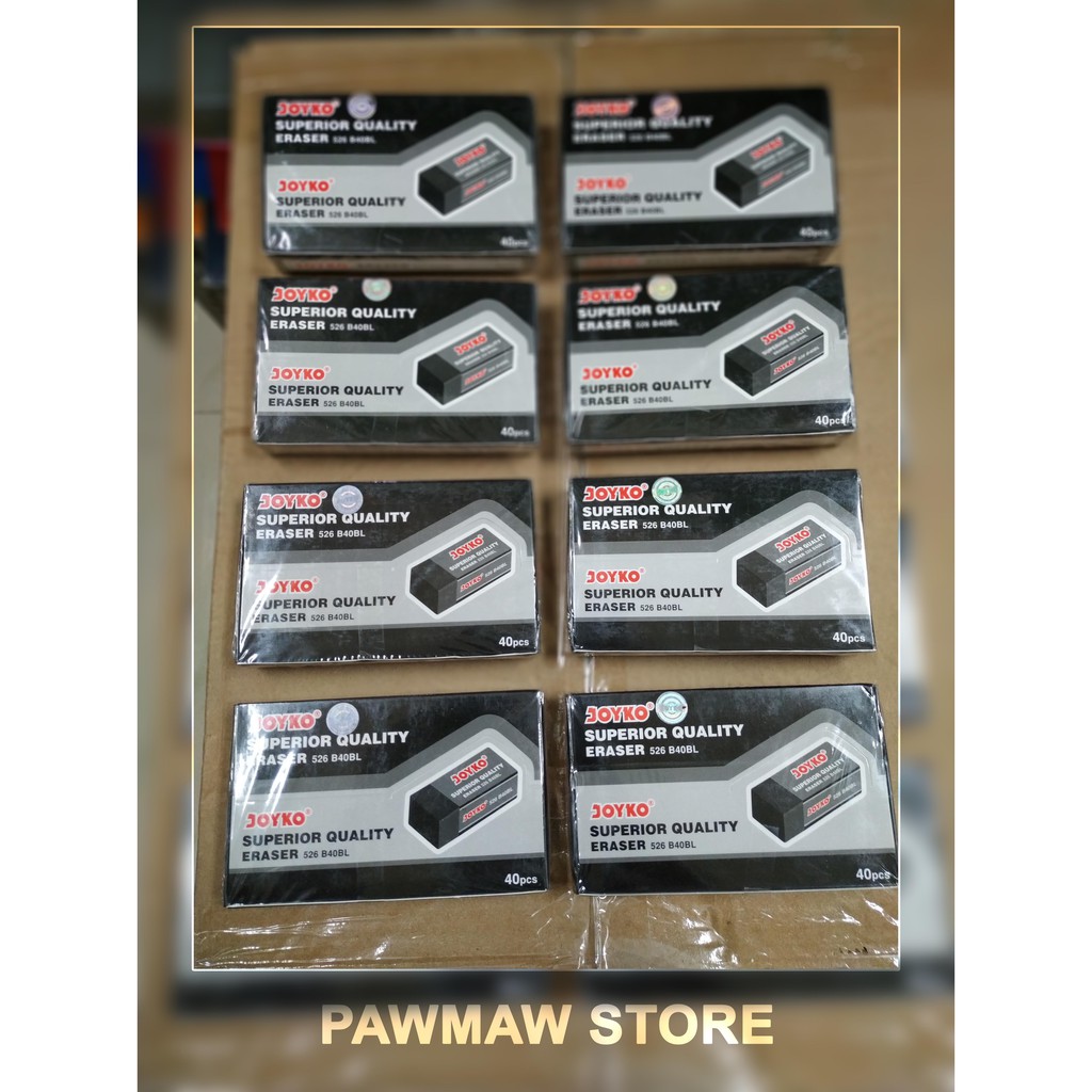 

Penghapus Joyko B40 BL Kecil Hitam ( PACK )