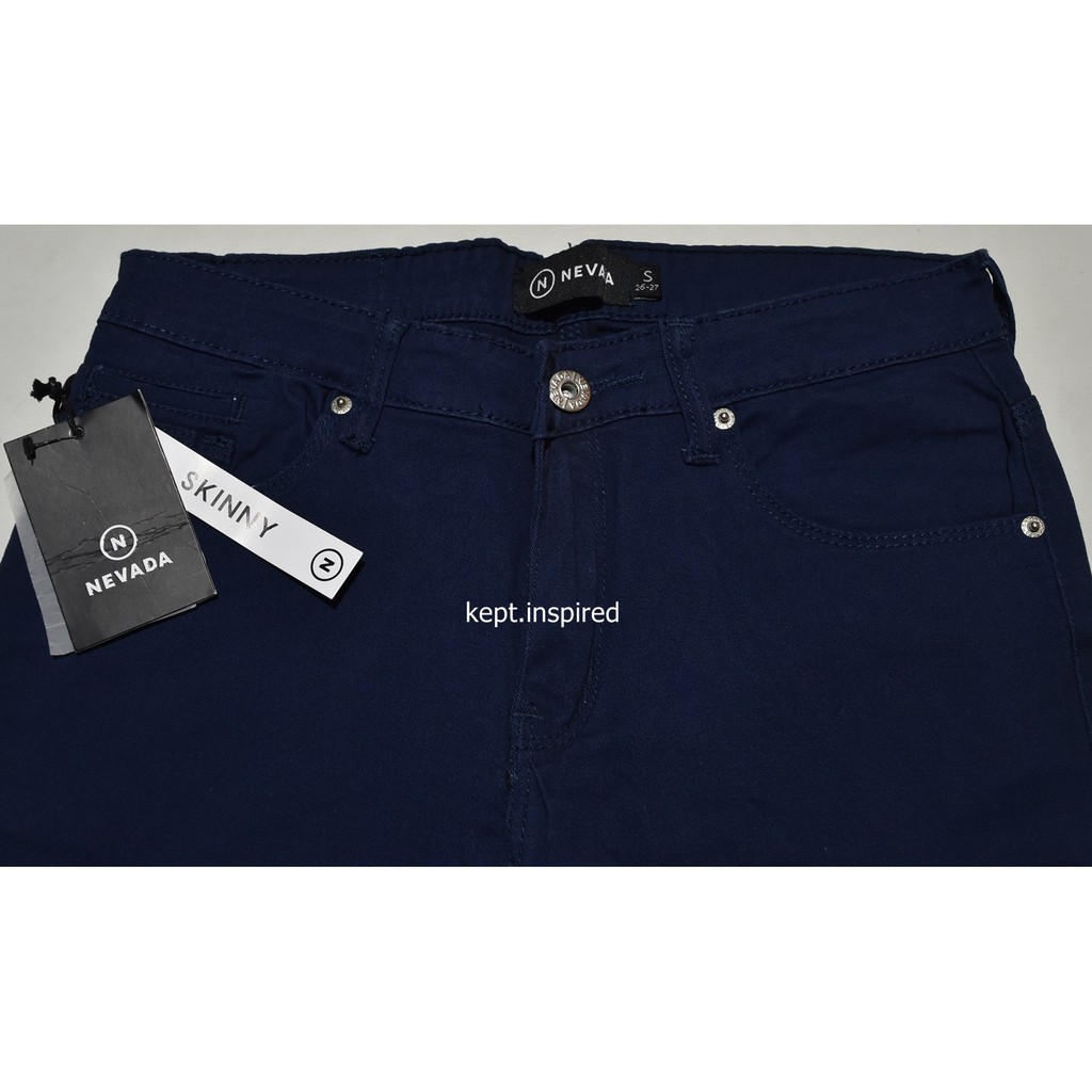 NEVADA Celana Jeans Panjang Wanita Navy Skinny KOZ 10 ORIGINAL