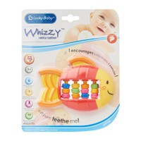 Lucky Baby - Whizzy Rattle Teether (Roller Fish)