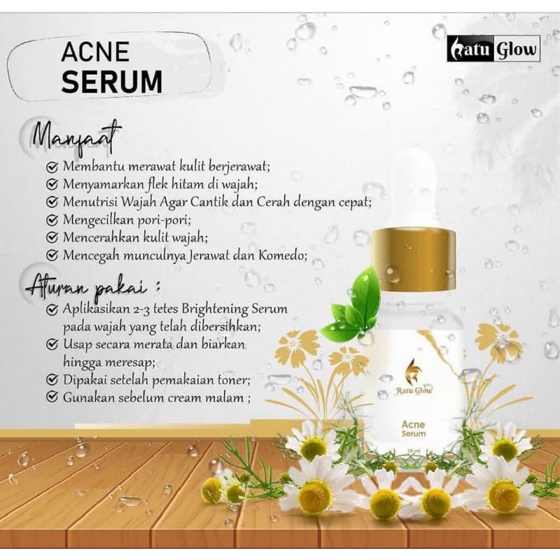 Ratu Glow Day Cream Krim Siang Perawatan Pelembab Penghilang Jerawat Kulit Wajah Anti Kusam Komedo Berminyak Atasi Paparan Sinar Uv Secara Langsung Noda Hitam Flek