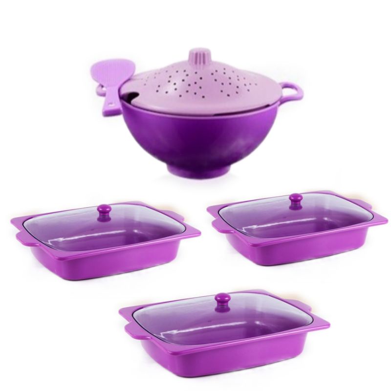 GROSIR MELAMIN Free Centong 3pcs Prasmanan Set Melamin 1 set Colander K0101K dan 3 set PS0801 besar 