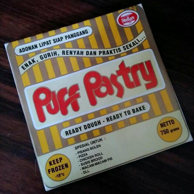 

PUFF PASTRY STELLA 750GR / STELLA'S PUFF PASTRY