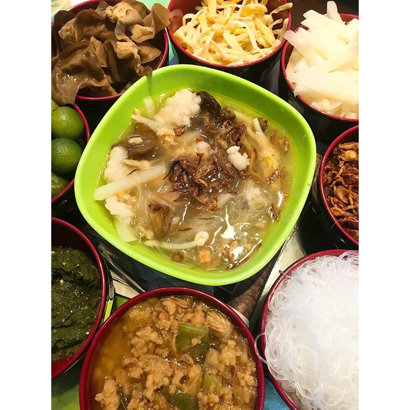 

TEKWAN IKAN TENGGIRI KUAH UDANG ( 5 PORSI )