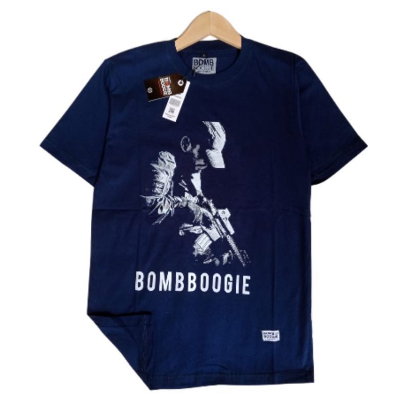 BAJU KAOS TSHIRT T SHIRT DISTRO FASHION PRIA COWOK LAKI LAKI DEWASA BOMBOOGIE BOOMBOGIE BOMBOGIE BOM