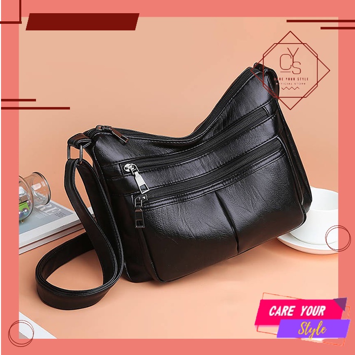 CYS Tas Selempang Wanita Kekinian Tas Wanita Import Tas Wanita Fashion Korea Sling Bag Real Pict T267