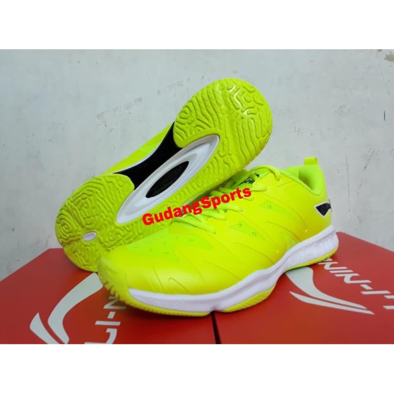 Sepatu Badminton Lining Gyrfalcon 2 TD Black Orange original