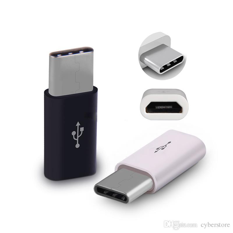 (Bayar Di Tempat)Sambungan Micro USB ke Colokan Type-C Adapter Tipe C Converter UsbC Konektor Type C