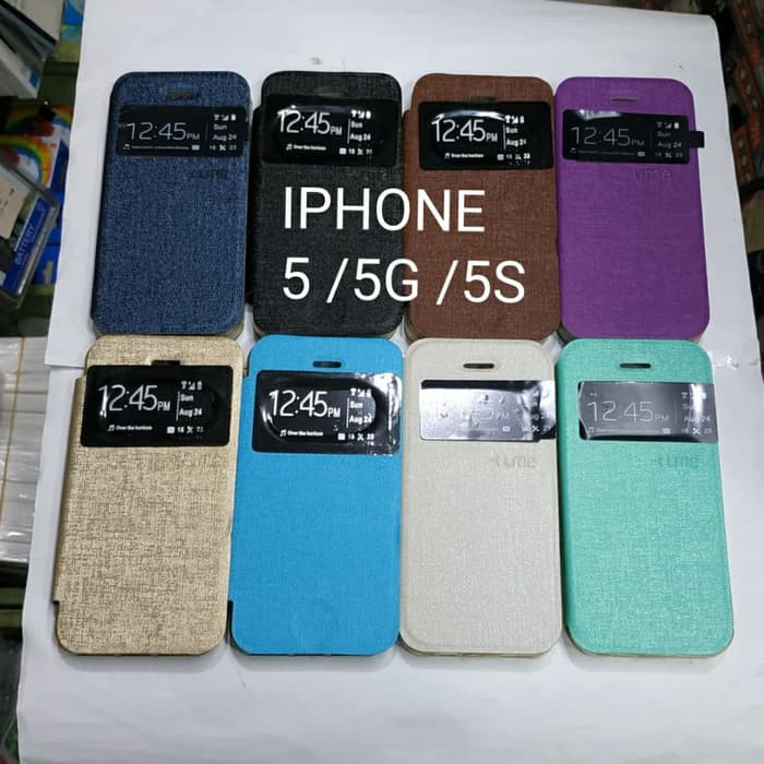 IPHONE 5 / 5G / 5S sarung flip cover ume/ sarung model buku