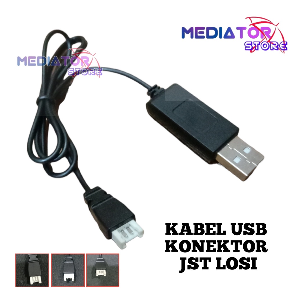 Kabel USB / Kabel Charger / Kabel Casan konektor JST LOSI Panjang Kabel 60CM