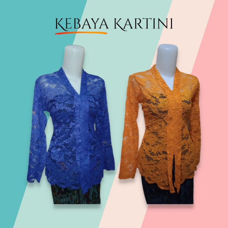 JUMBO Kebaya Brokat Kartini Lgn Panjang size XXL 3XL 4XL 5XL Big Size