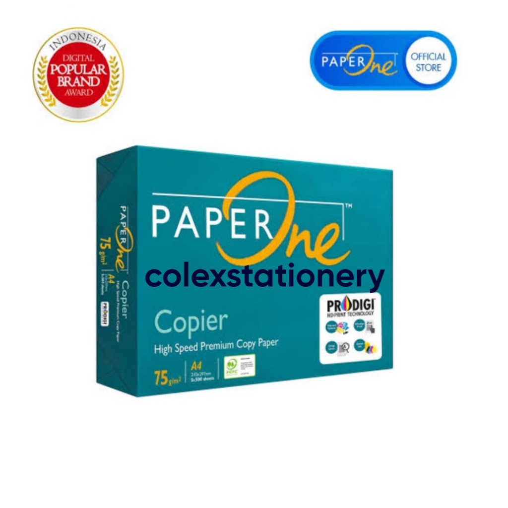 Jual Kertas Hvs Paperone A4 75 Gram Shopee Indonesia