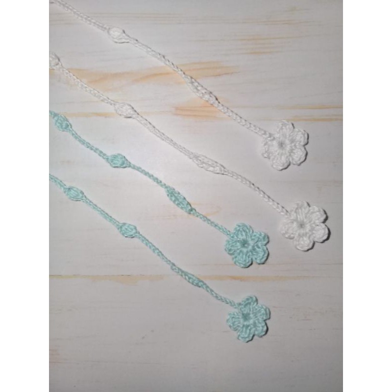 Strap Masker Rajut Bunga /  Flower