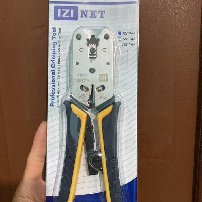 Crimping Tool Cat6 Cat 6 Izinet Izi-363 Tang Crimping tool Izi net cat6