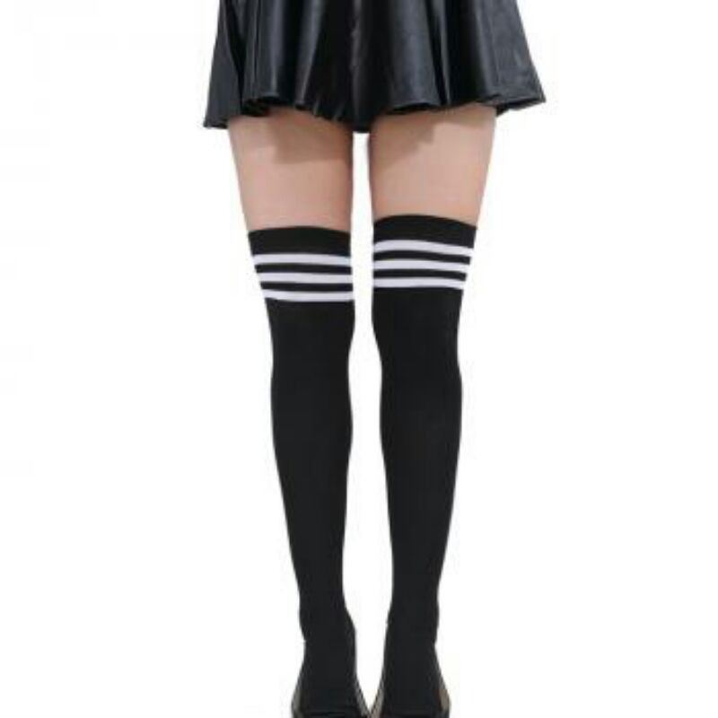 [BISA COD] TERMURAH Kaos Kaki Panjang Wanita Korea Import