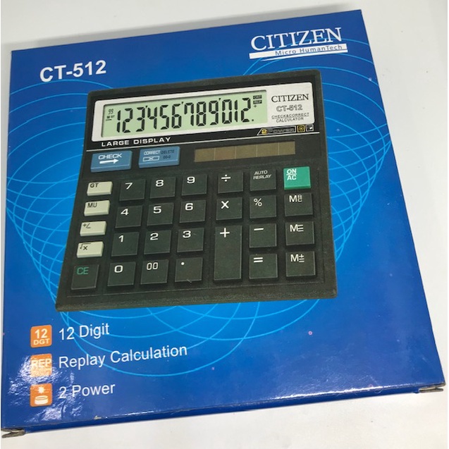 

CITIZEN Kalkulator Calculator 12digit CT-512