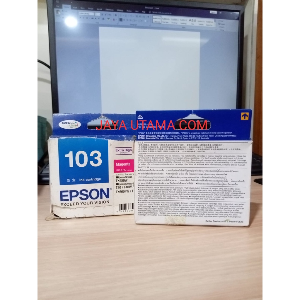 TINTA EPSON 103 MAGENTA ORIGINAL (EXP 2014 &amp; 2019)