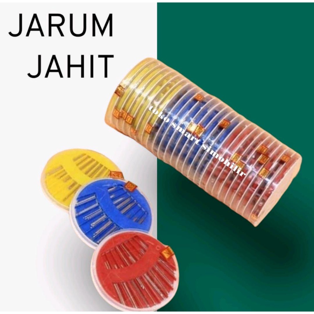 Jarum Jahit Tangan 1 Set Model Bundar