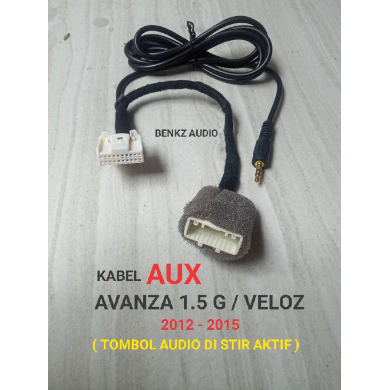 Kabel AUX AVANZA 1.5 G VELOZ Audio di stir aktif soket Aux Avanza 1500 G Veloz 2011-2015