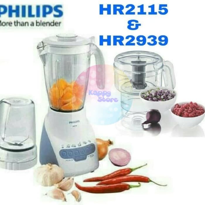 New Paket Blender + Chopper Philips HR2115 HR2939 HR 2115 HR 2939