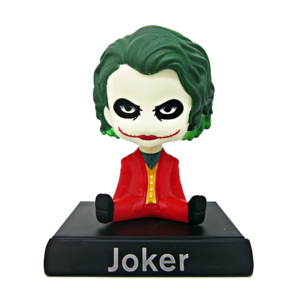 Super Murah PAJANGAN DASHBOARD MOBIL JOKER DUDUK KEPALA GOYANG MINIATUR HIASAN