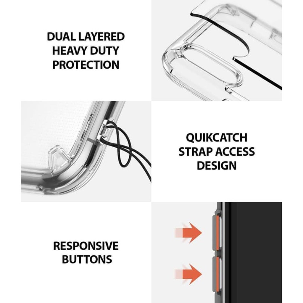 UNIK Case iPhone XR Ringke Fusion Casing Original - Smoke Black