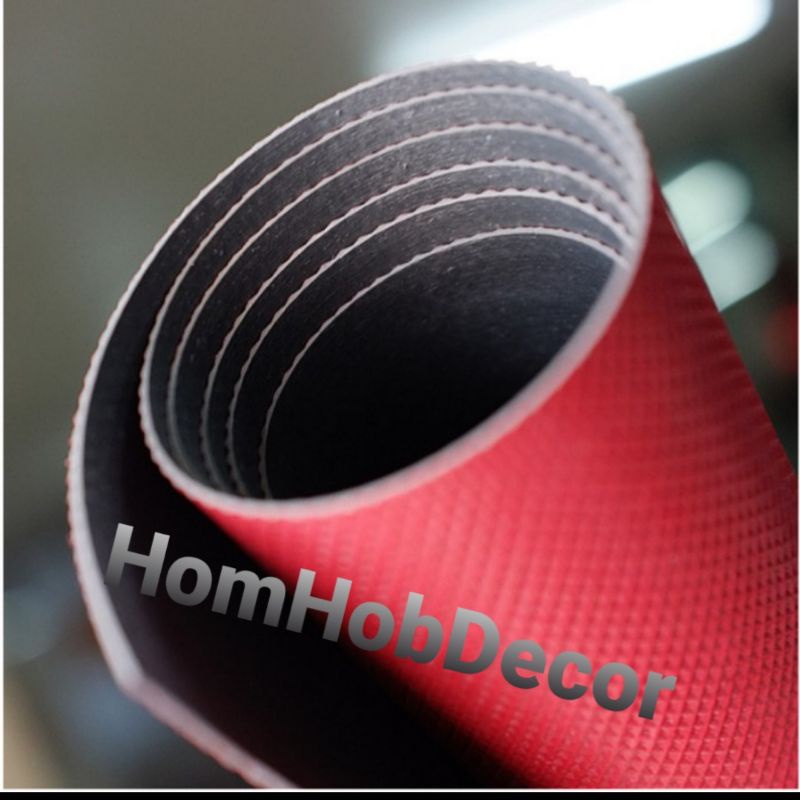 Karpet Talang Merah Hitam  Karpet Meja Meteran