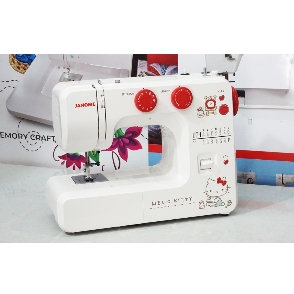 mesin jahit janome hello kitty ns322R