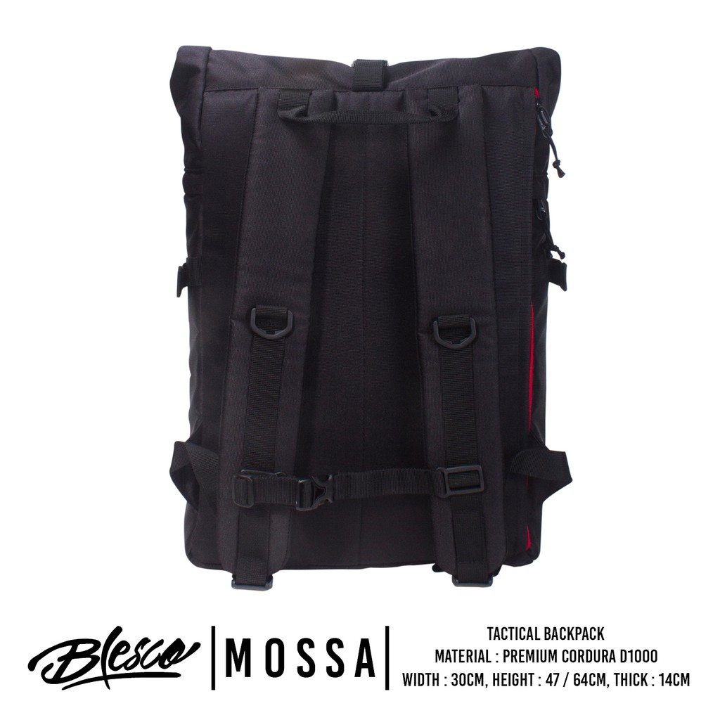 Tas Punggung Traveling Outdoor Laptop Hitam