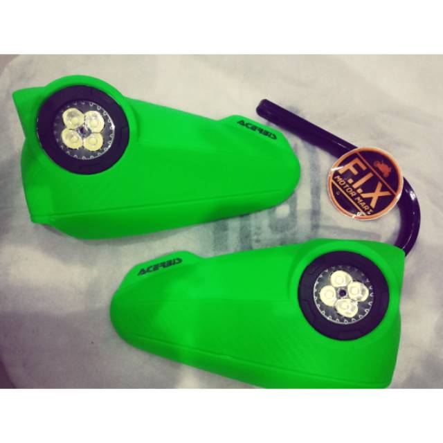 Handguard Motor Lampu Acerbis Warna Hijau