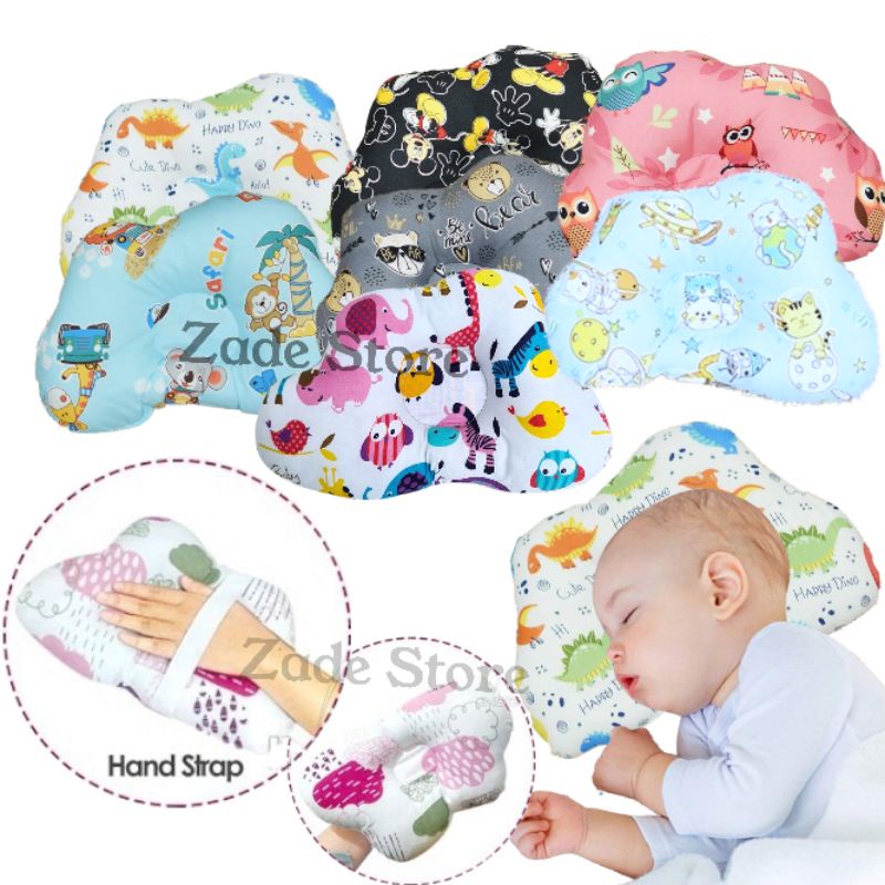 Bantal bayi anti Peang 2in1 bantal menyusui anak anti alergi bantal anti peyang bantal lengan menyusui bantal tidur anak motif Baby Pillow AWAN