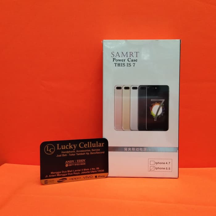 Power Bank 10.000Mah / Power Case Iph Iphone 7 Original + Free Murah + Gratis Ongkir