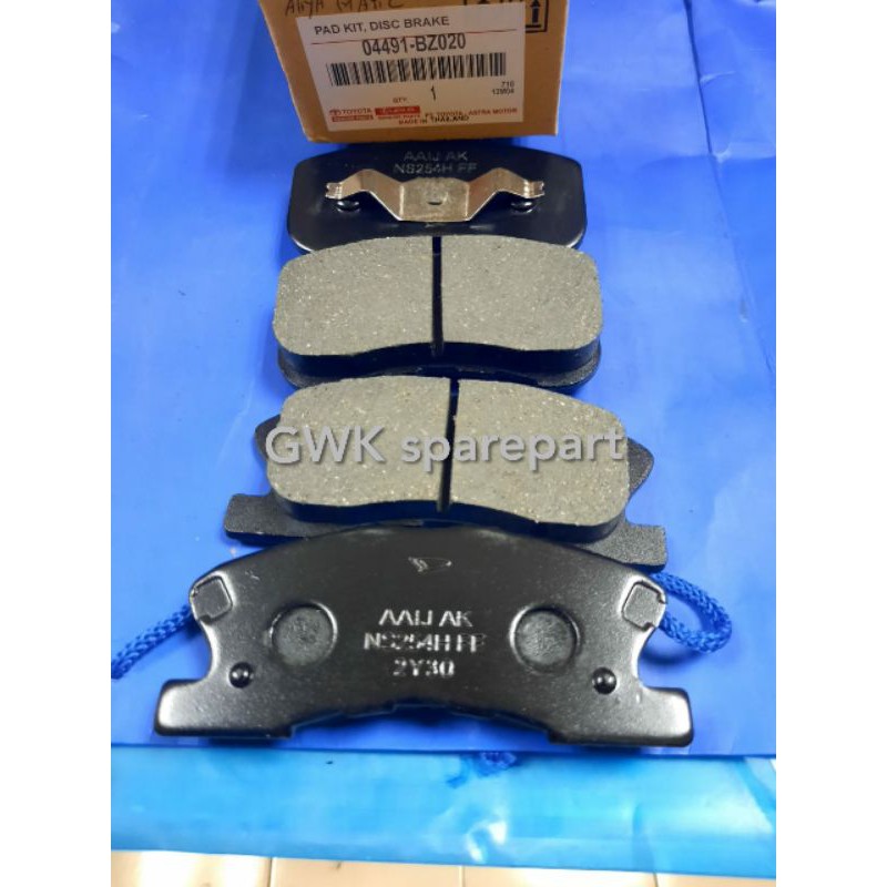 Kampas rem depan Matic cakram Toyota Ayla Agya Matic Ori