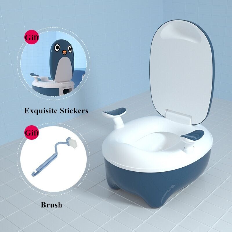 QIEZUOBIANQI Toilet Latihan WC Duduk Anak Baby Potty Multifunction