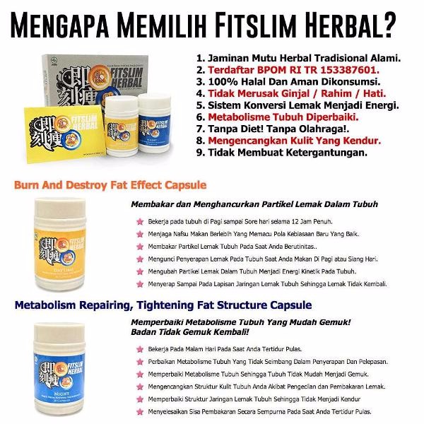 BEST Obat Kurus Herbal - Obat Diet - Obat Langsing - Instant Fitness - Pelangsing Alami
